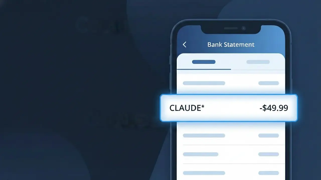 Why You're Seeing "CLAUDE*" on Your Bank Statement