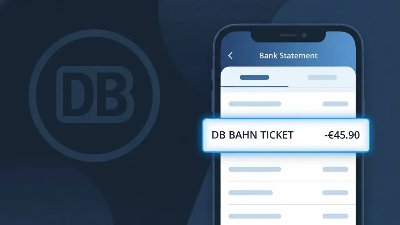 Why You're Seeing "DB BAHN TICKET" on Your Bank Statement