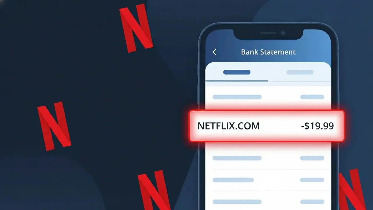 NETFLIX.COM charge explained