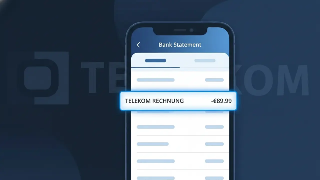 Why You're Seeing "TELEKOM RECHNUNG" on Your Bank Statement