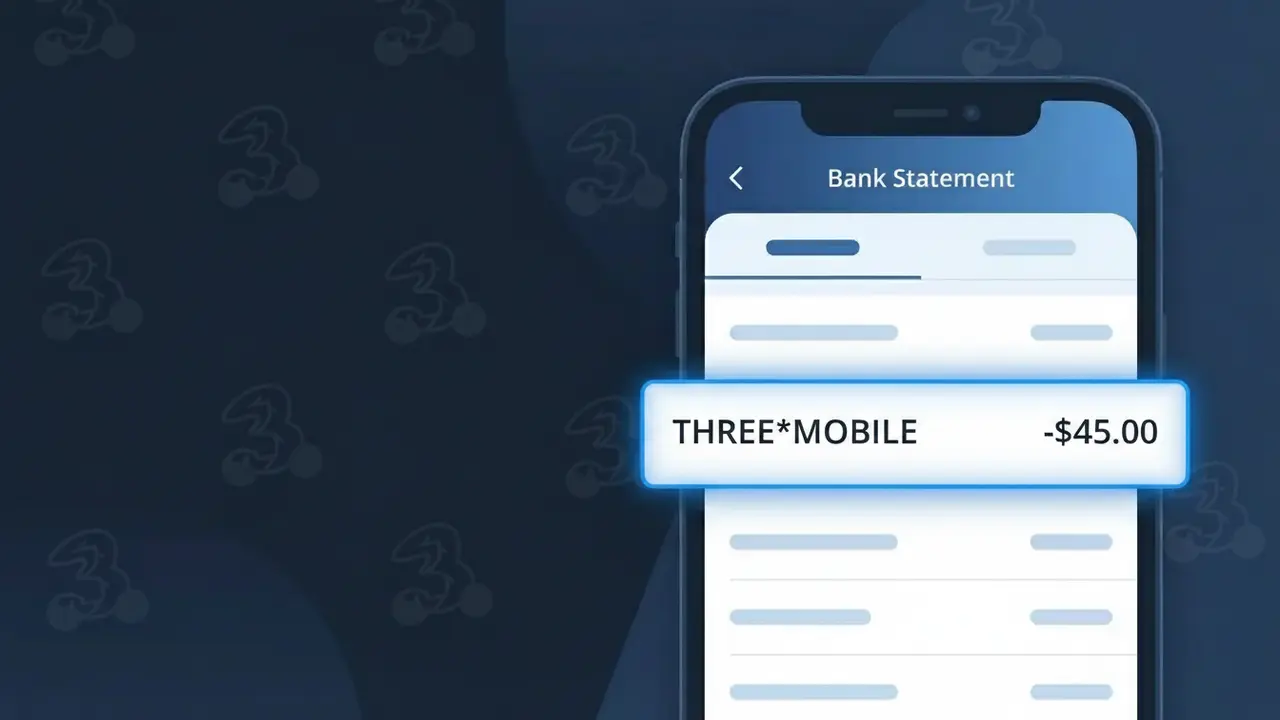 Why You're Seeing "THREE*MOBILE" on Your Bank Statement