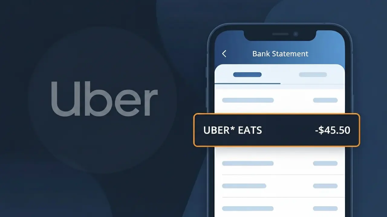 UBER* EATS charge explained