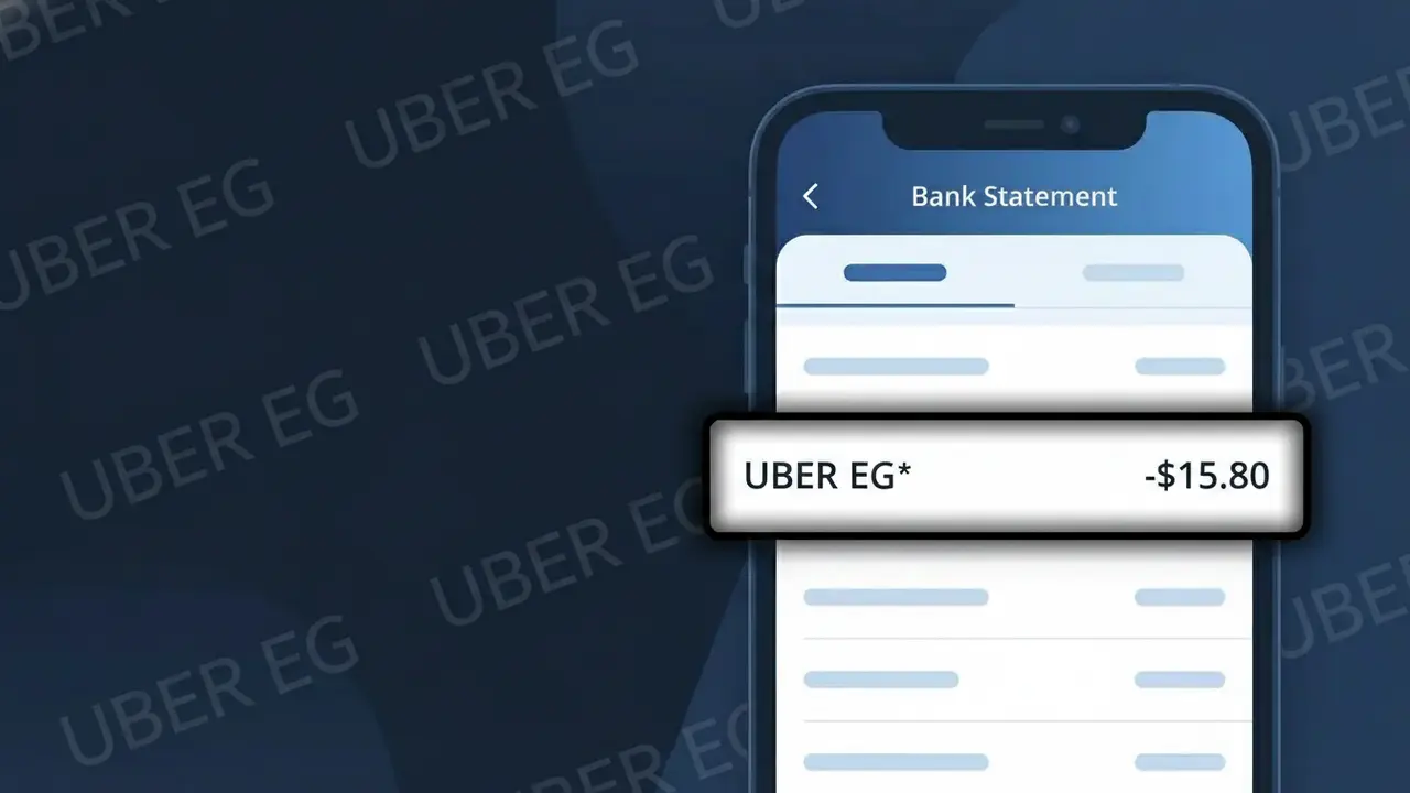 Why You're Seeing "UBER EG*" on Your Bank Statement